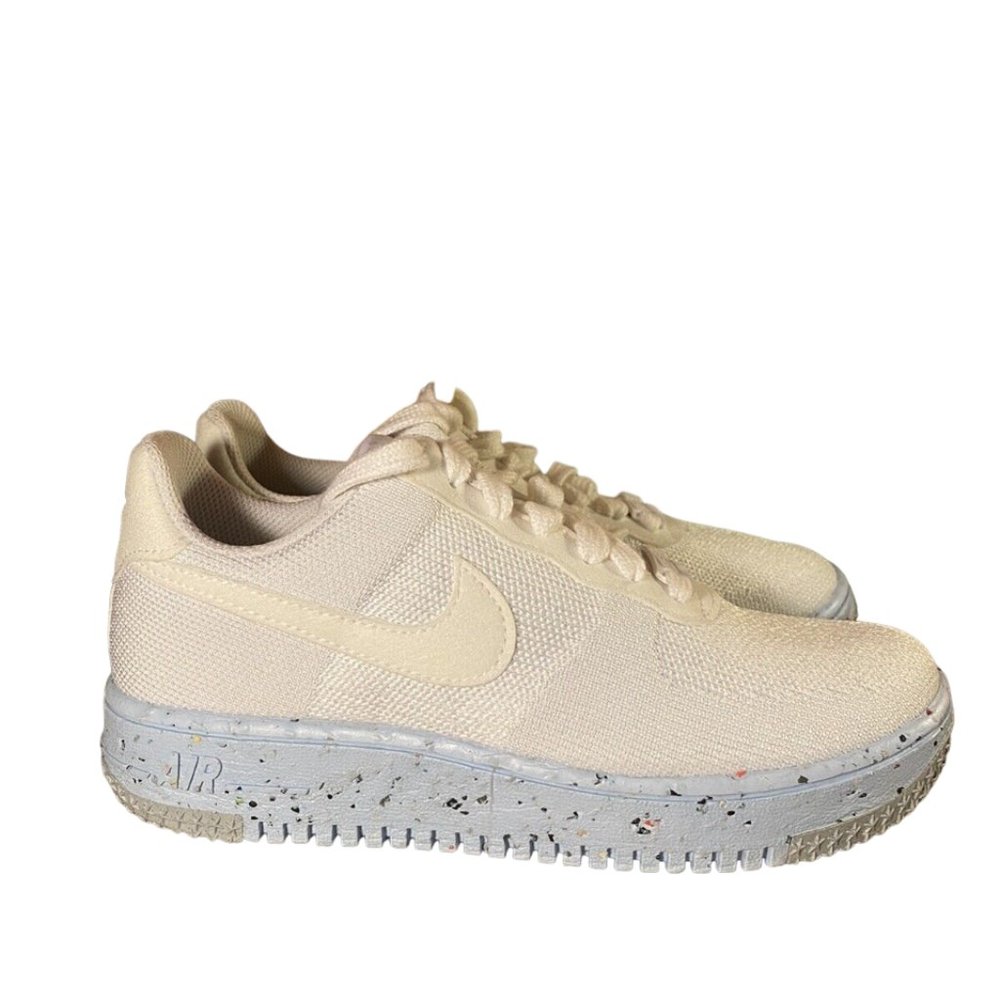 Air Force 1 Crater Flyknit White - Pure Platinum Women's Sneaker Size 9.5